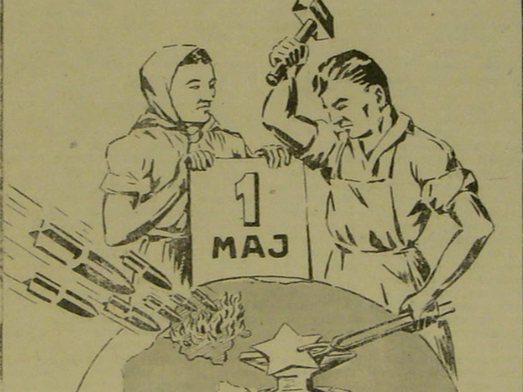 prvomajski plakat