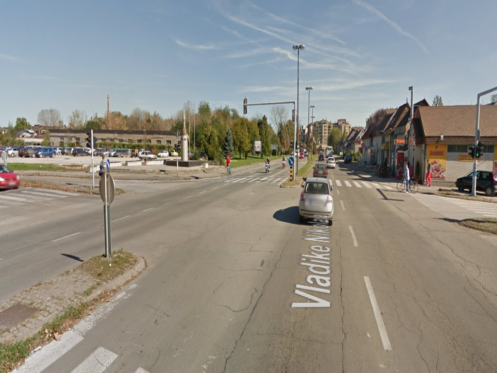 režim saobraćaja/raskrsnica Vladike Nikolaja/google maps/Vamedia