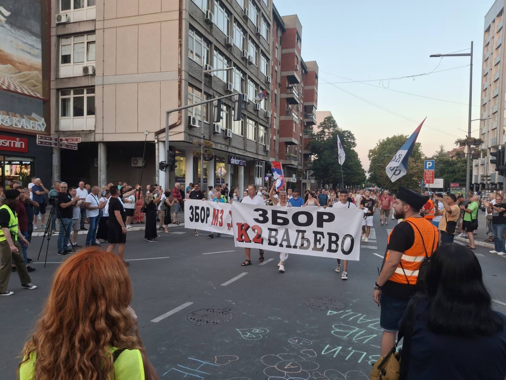Neće vala kopati, protest, Valjevo