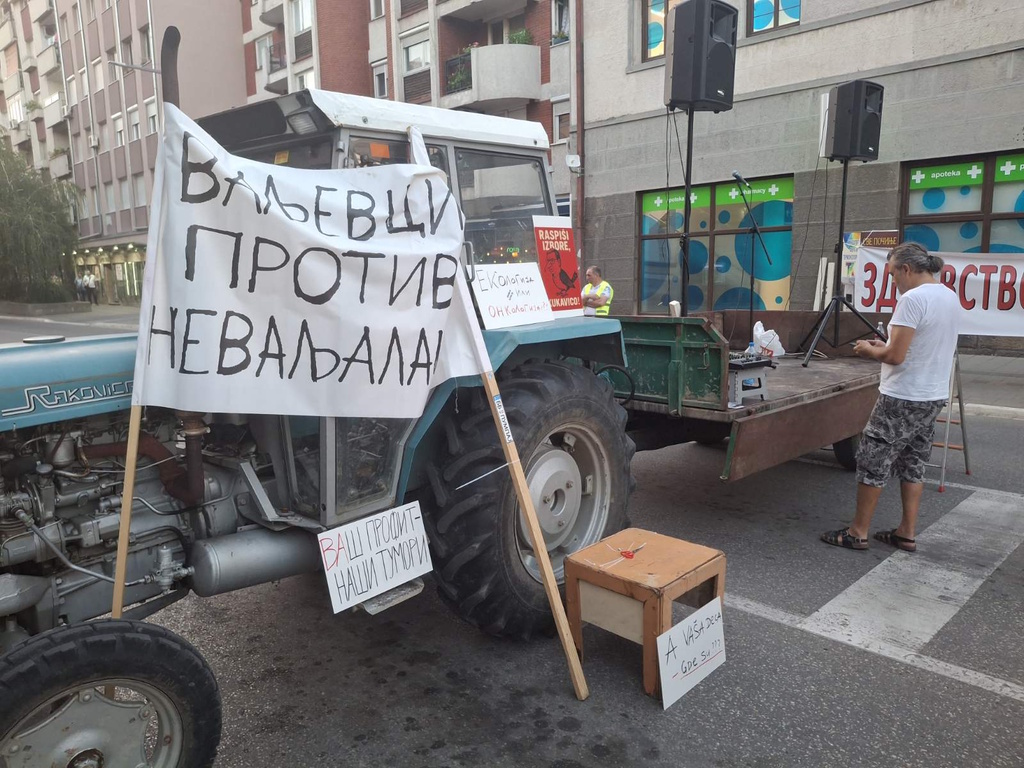 Neće vala kopati, protest, Valjevo