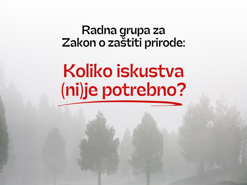 25 organizacija-Radna grupa za Zakon o zaštiti prirode