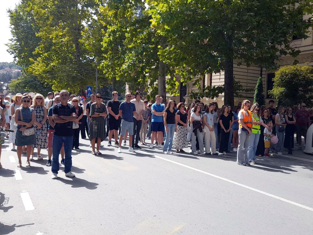 Valjevski gimnazijalci, protest