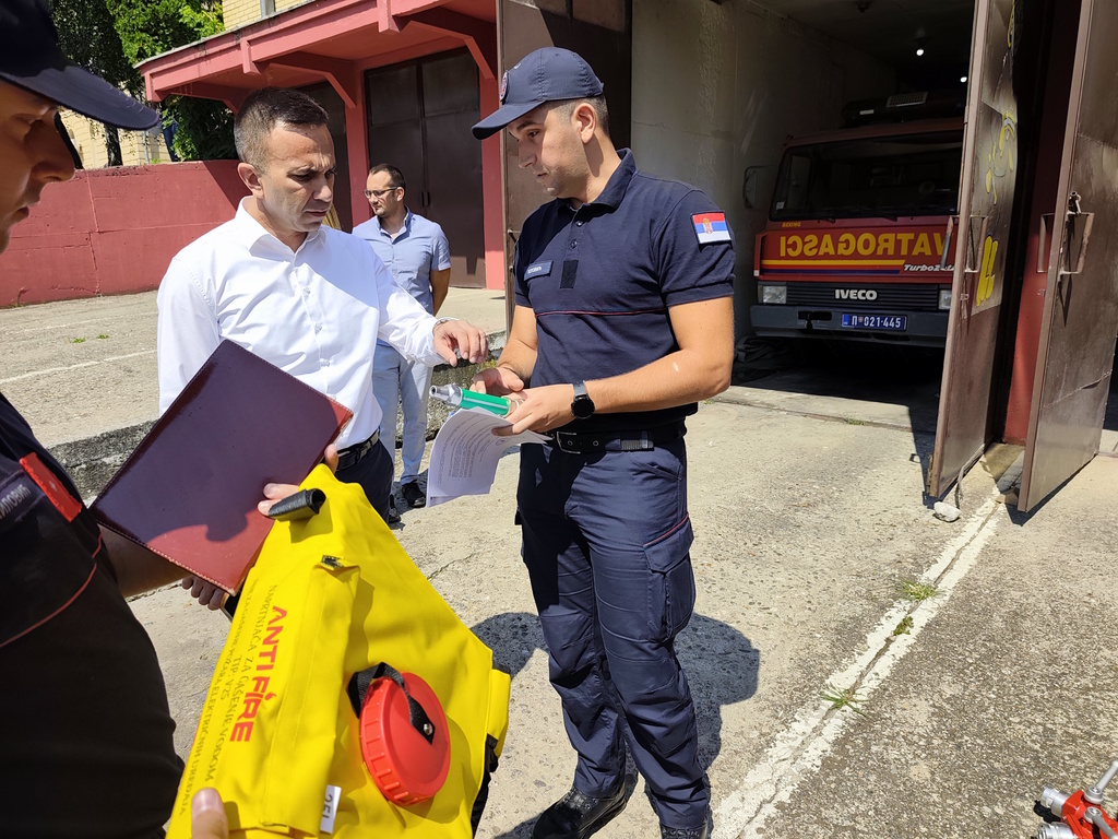 Janković, oprema za vatrogasnu jedinicu
