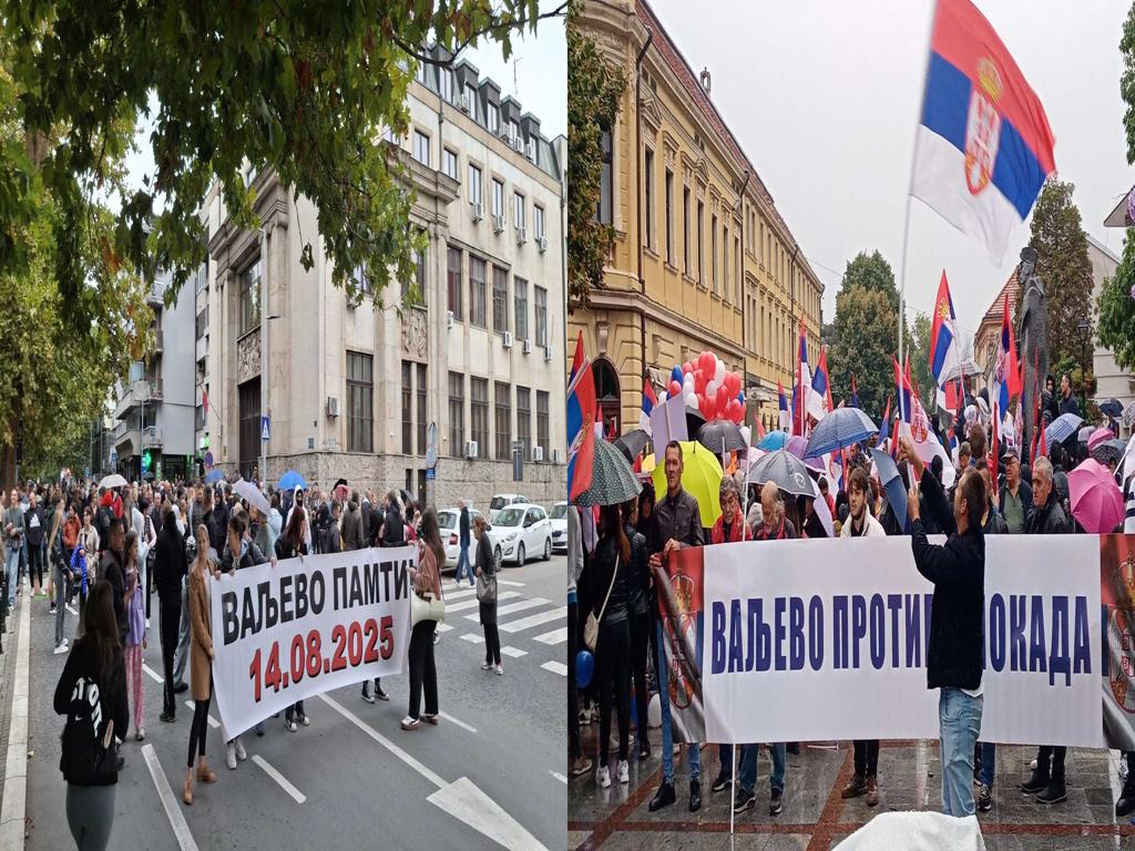 Valjevo podeljeno