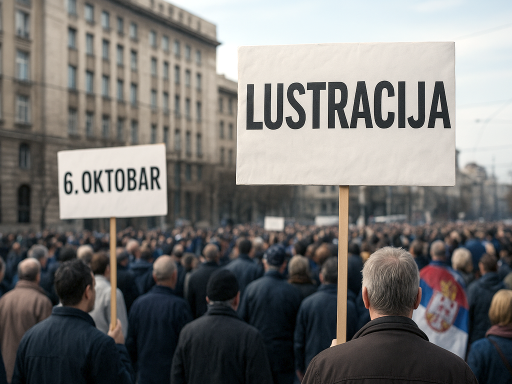 ilustracija: lustracija, 6. oktobar, AI