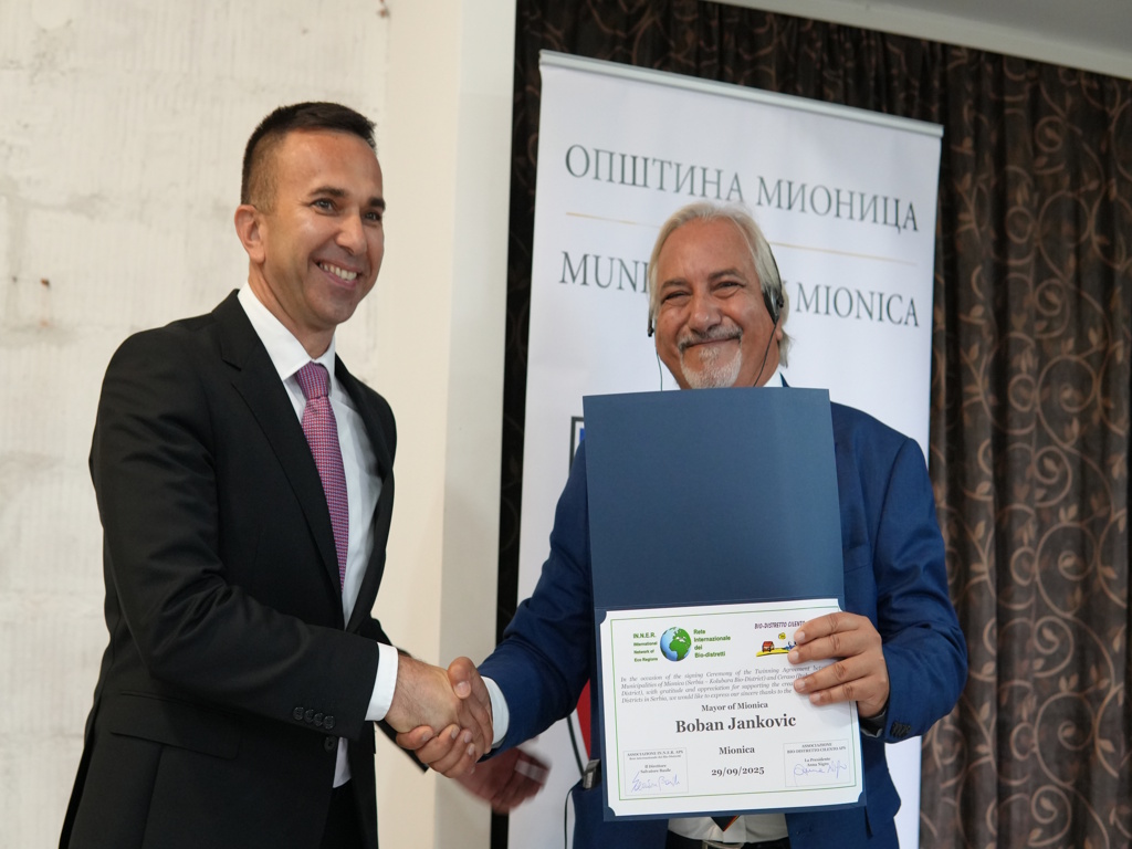 Janković i Salvatore, bratimljenje Mionice i Ćeraza