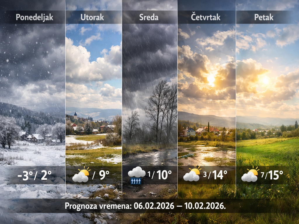 prognoza , prva nedelja februara , AI