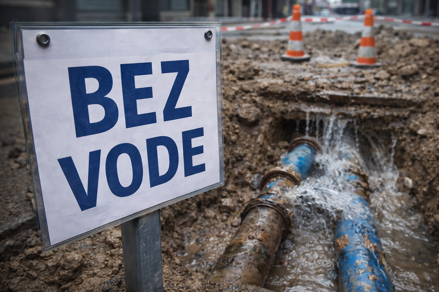 bez vode u više ulica AI