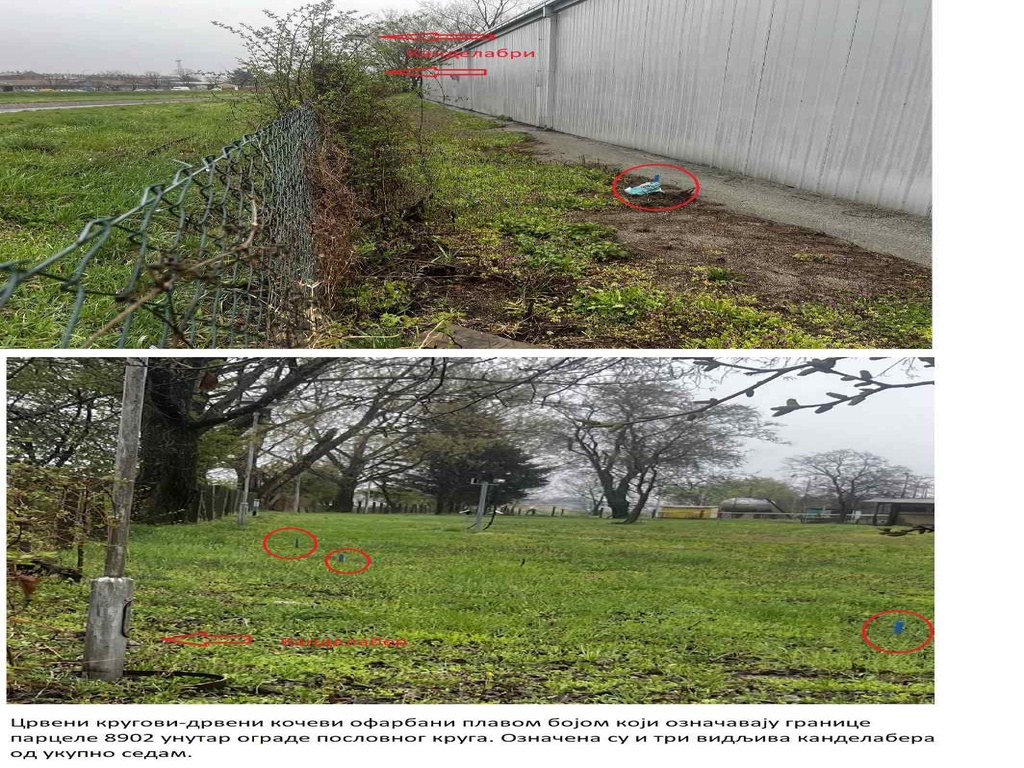 fotografije uzurpirane parcele