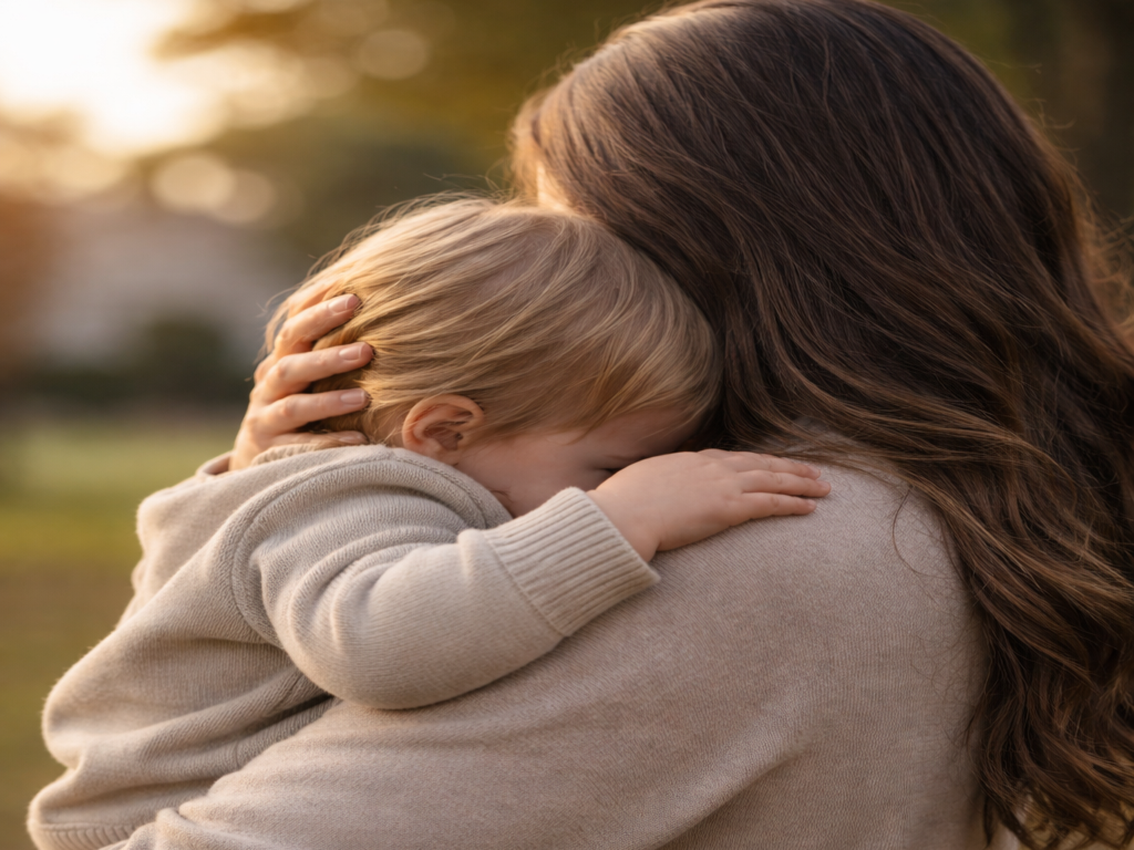 roditelj negovatelj, ilustracija AI