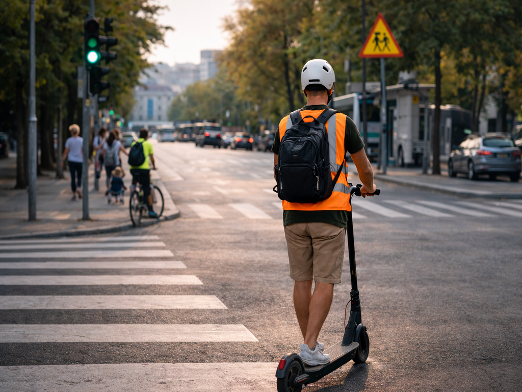 crni bilans trotineti, pešaci/AI