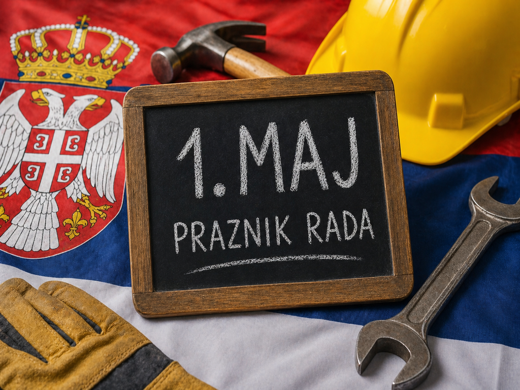1.maj Praznik rada , ilustracija /AI