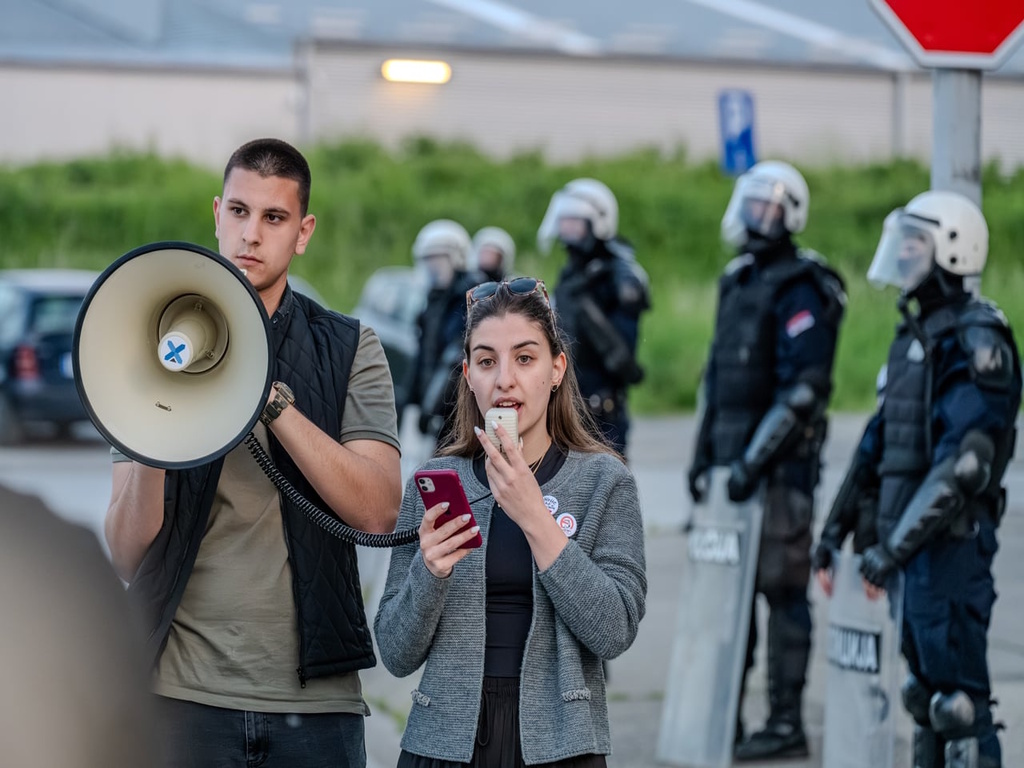 Valjevo pamti , protest 14.maj 2026/foto: Nikola Novković