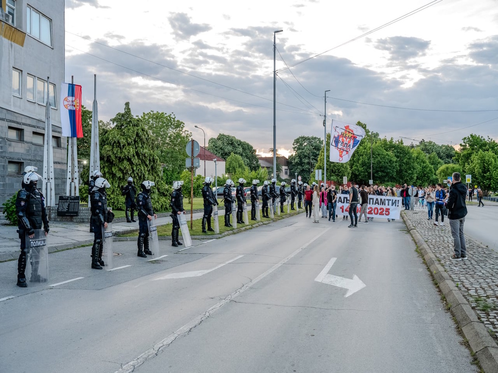 Valjevo pamti , protest 14.maj 2026/foto: Nikola Novković